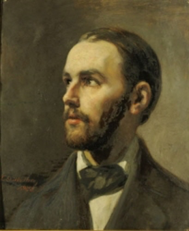 Bildnis des Archäologen Johann Jakob Bernoulli, 1852, von Ernst Stückelberg.#Kunstmuseum Basel