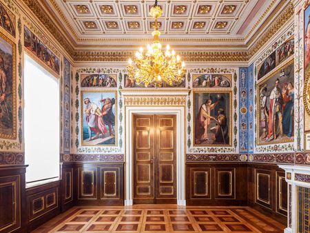 Schillerzimmer im Stadtschloss Weimar.#https://www.klassik-stiftung.de/stadtschloss-weimar/